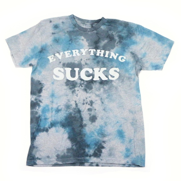 Tops - Everything SUCKS Tie dye T-Shirt Oversized